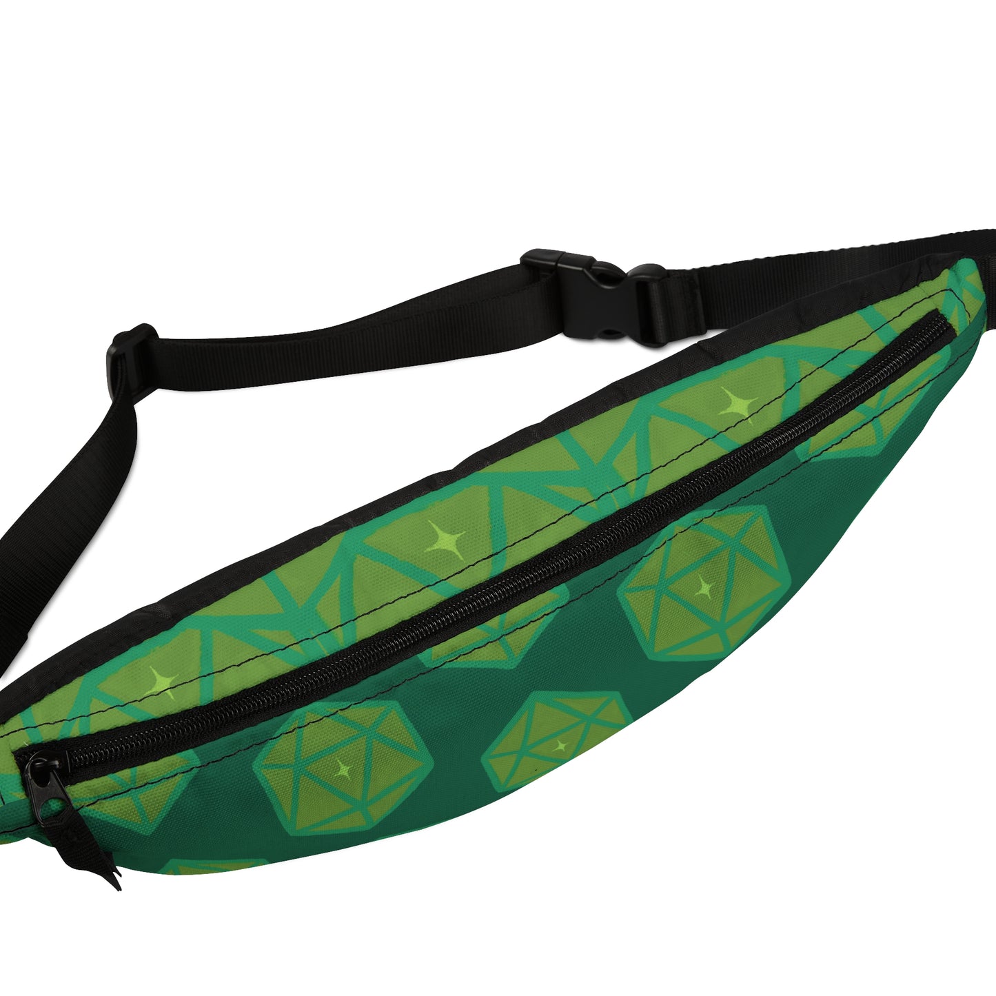 Teal D20 Dice Fanny Pack