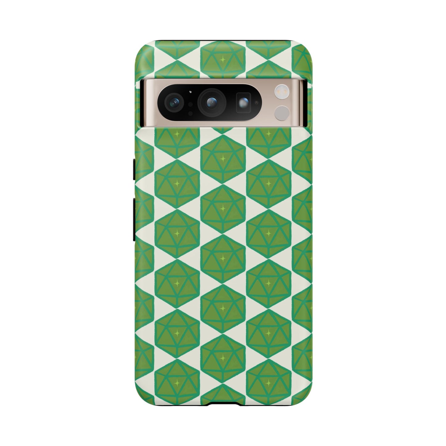 Teal D20 Dice Tough Phone Cases