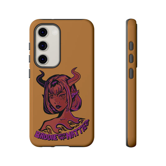 Baddie with a Nattie Tough Phone Cases