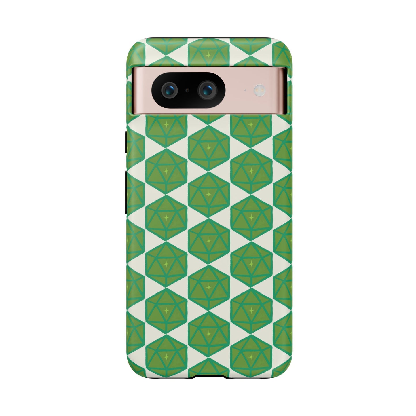 Teal D20 Dice Tough Phone Cases