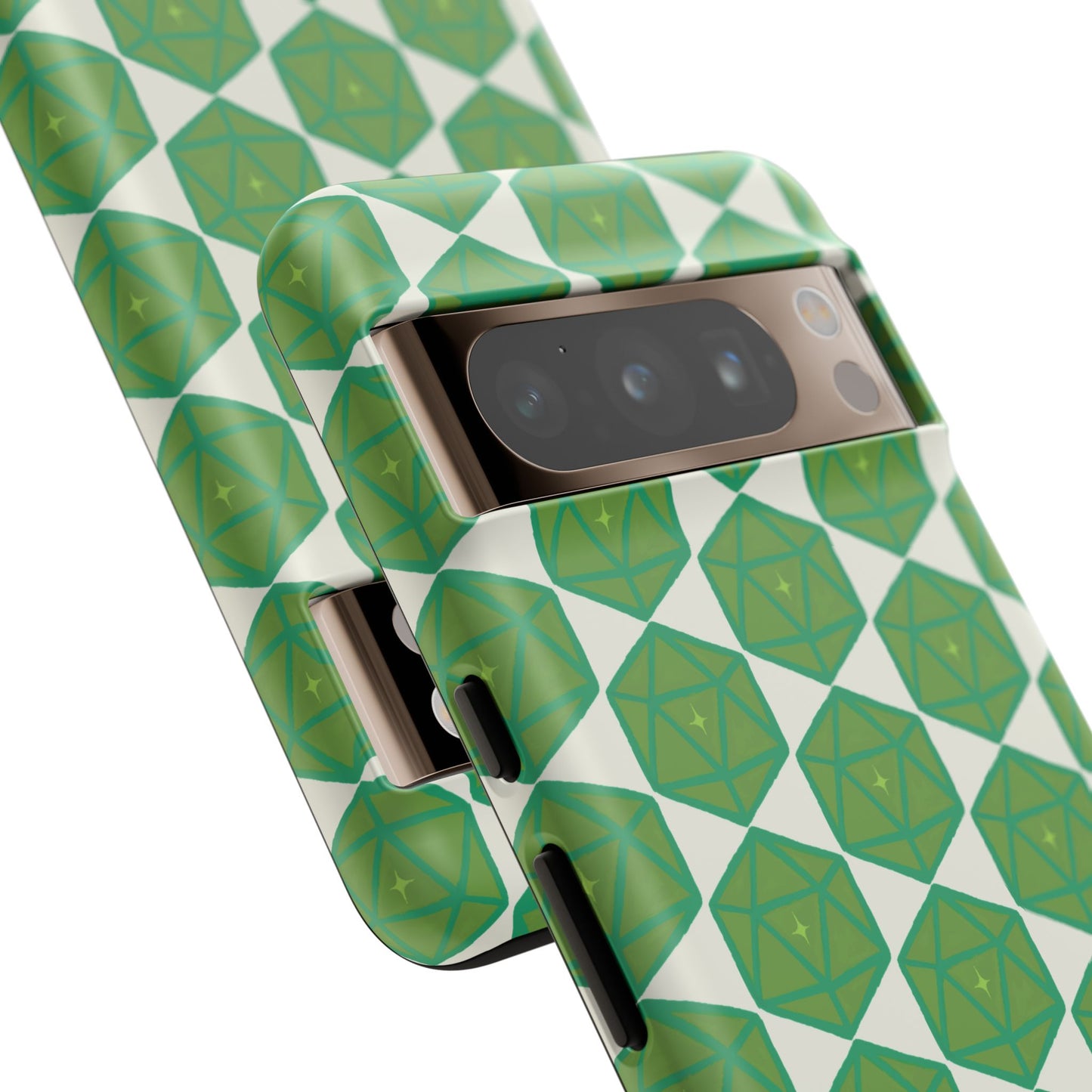 Teal D20 Dice Tough Phone Cases