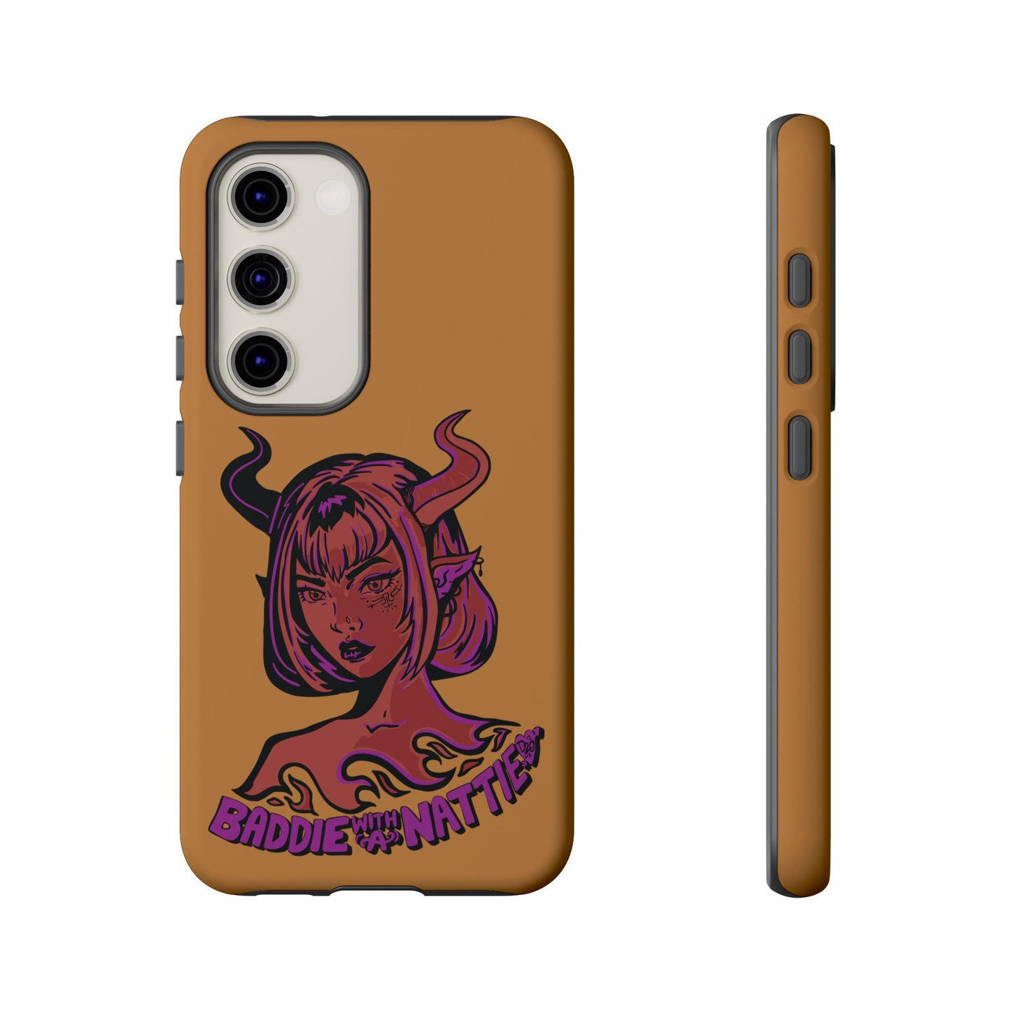 Baddie with a Nattie Tough Phone Cases