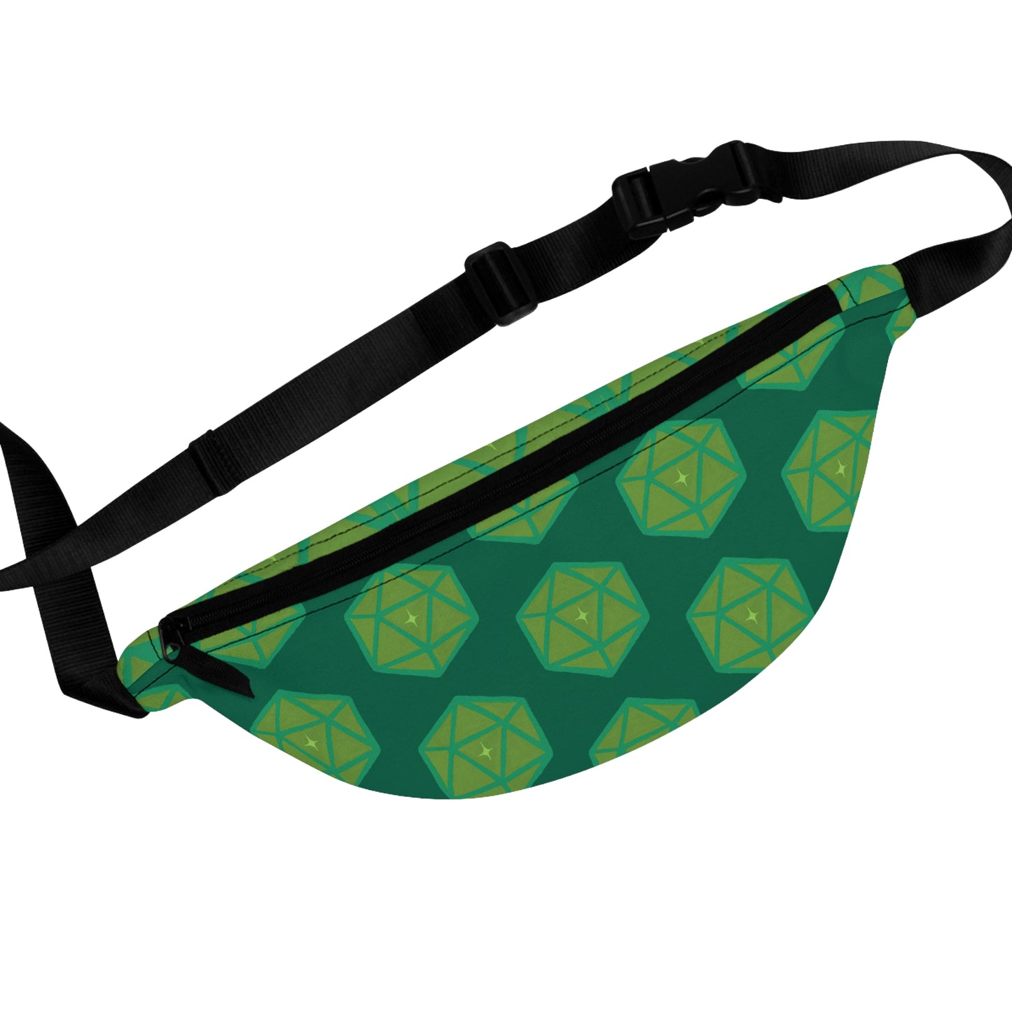 Teal D20 Dice Fanny Pack