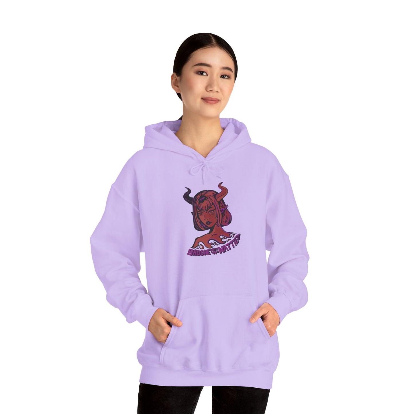 Baddie with a Nattie Hooded Sweatshirt