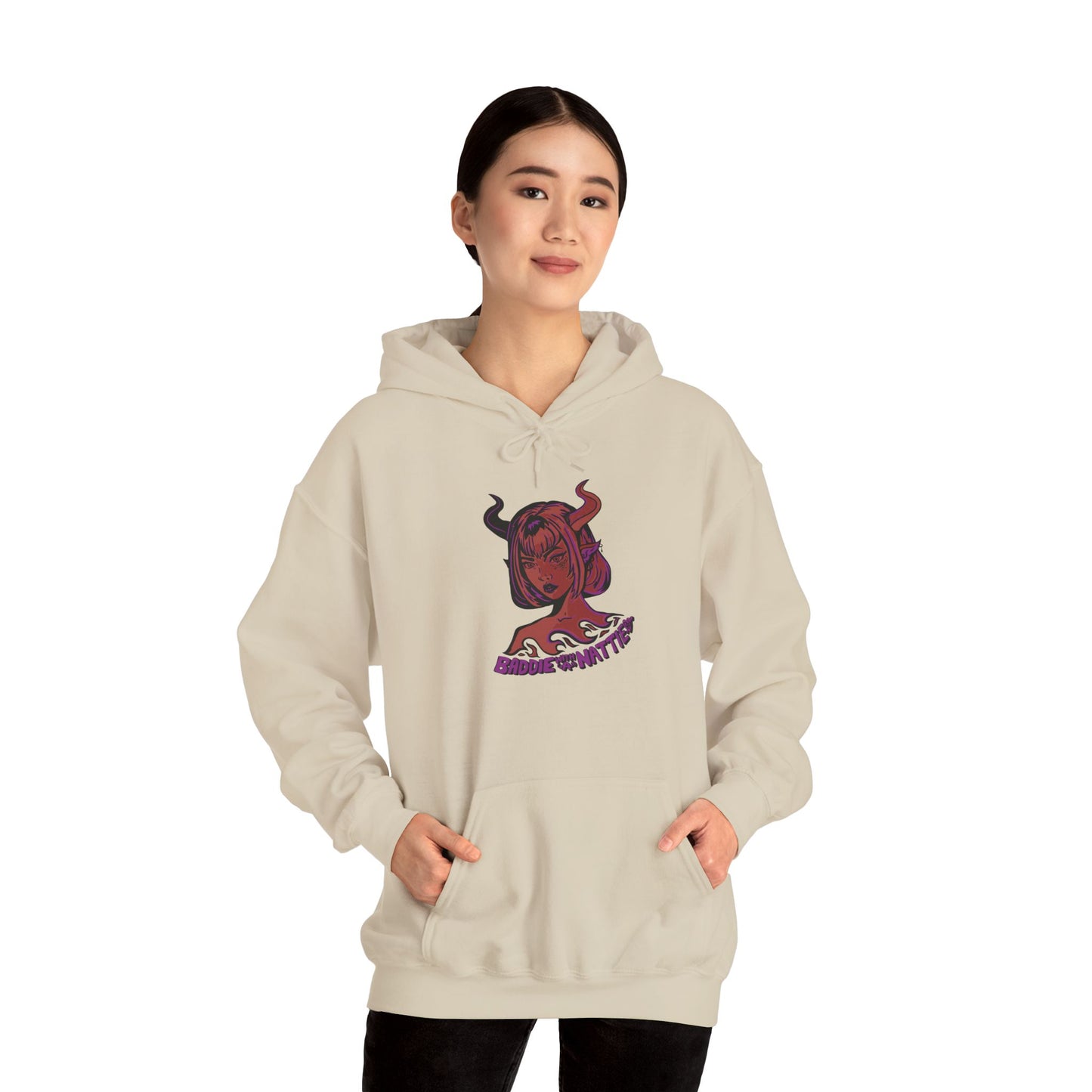 Baddie with a Nattie Hooded Sweatshirt