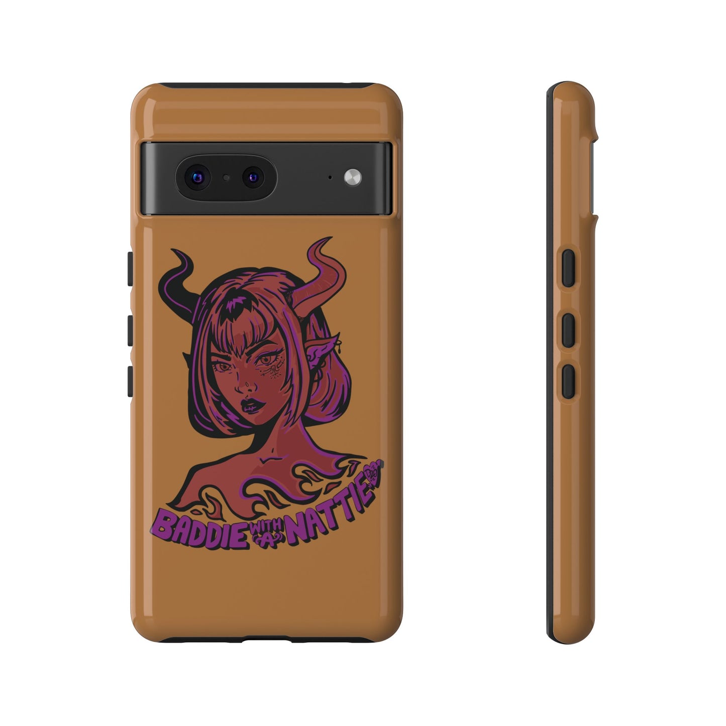 Baddie with a Nattie Tough Phone Cases